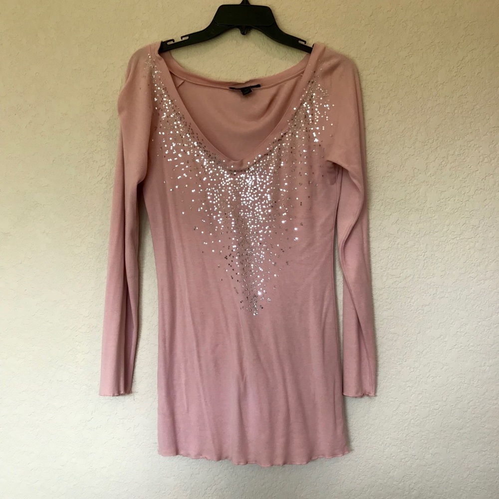 Pink Express glitter blouse